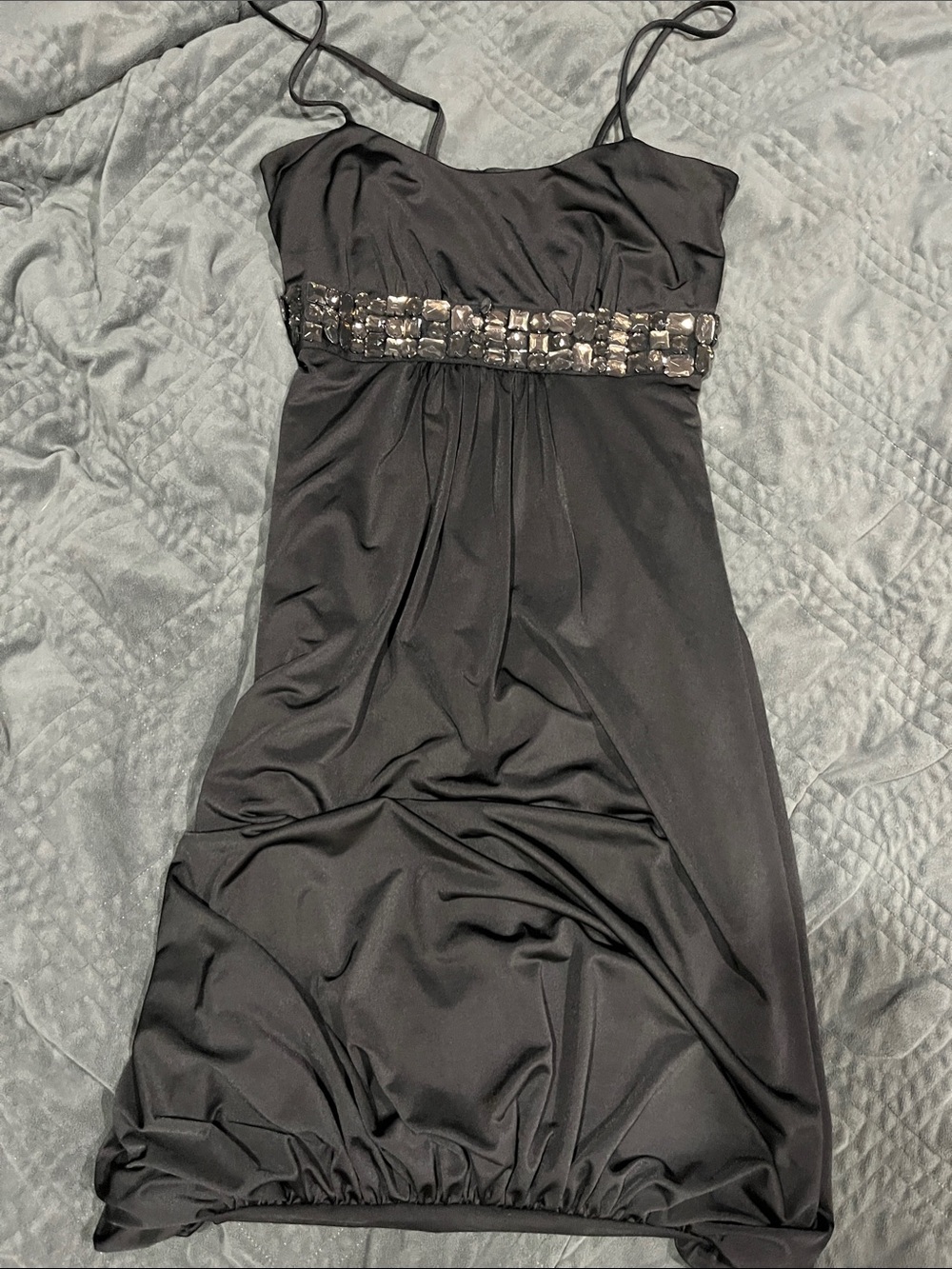 Le Chateau Vintage Black Bubble Dress